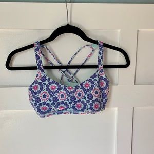 Vintage print Lululemon sports bra size 4